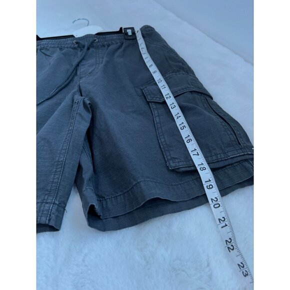 New PACSUN Size S Baggy Marc longline cargo shorts with Pockets Grey - Picture 5 of 10